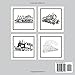Trains Coloring Book for Adults: Large Print Coloring Book For Adults Coloring Books For Trains Simple Designs for Adults, Seniors and Beginners.