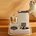 KiBcsLic Automatic Dog Cat Feeder, Drinking Bowl Feeding Station Feeder and Waterer Set
