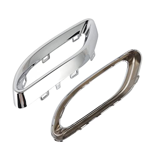 Aramox Rivestimento della Copertura della Gola della Coda, Rivestimento della Copertura della Punta dello Scarico Cromato Lucido di Ricambio per A B C E GLC Classe CLS W177 W247