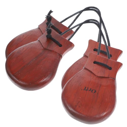 Castagnettes en bois de poirier massif YARNOW pour concerts