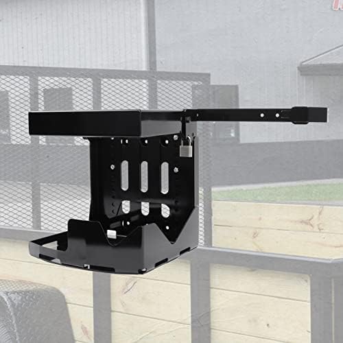 ELITEWILL Adjustable Trailer Backpack Blower Rack Holder with Lock Compatible with Stihl Echo Husqvarna and All Brands Backpack Leaf Blowers Fit for Open and Enclosed Landscape Trailer & Truck
