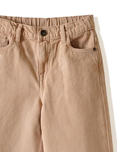 Image of Amazon Brand - Symbol Girls Cotton Wide Leg Fit Jeans | Casual Denim | Age 6-14 Years