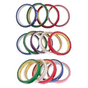 Zerodeko Filamentband Beutelverschlussband 14 Rollen