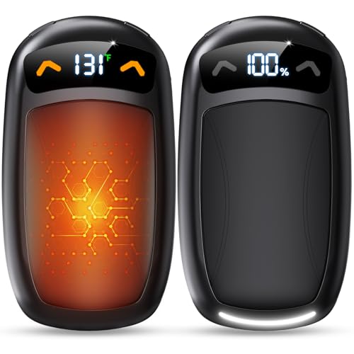 Chauffe-mains électriques rechargeables magnétiques lot de 2 avec écran LED