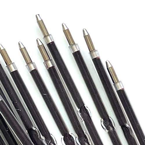 Sencoo 24 Pack 0.7 Mm Black Retractable Pen Refills Refills Replacement Ballpoint Pen Refills Replacement Ink Pen Refills For Retractable Pens Office School Supplies #TOP1