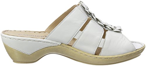 CAPRICE 27206, Ciabatte Donna, Bianco (White Nappa...