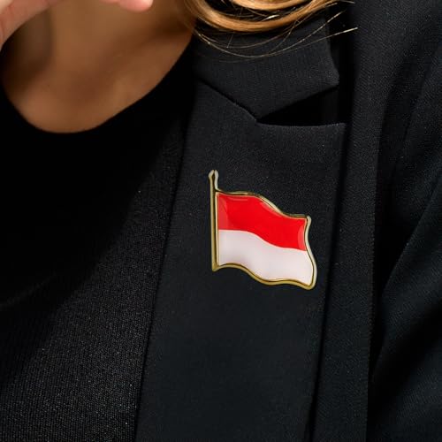 Image of Country Flag Brooch Metal Alloy Souvenir Pin Shirt Hat Backpack Jewelry Accessories Decoration Party Christmas Gift Badge International Travel Pin