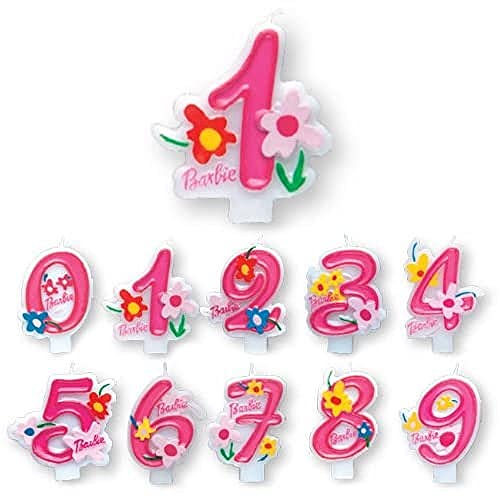 Preisvergleich Produktbild Procos 7480 Teelicht Zahlwort Barbie Pink Zahl 6, Pink