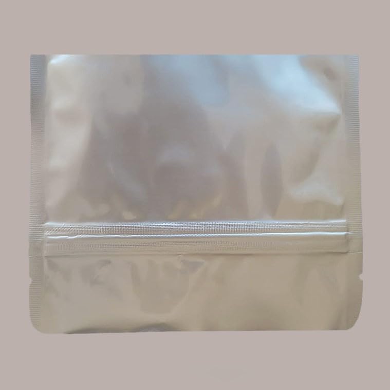 Lucgel Busta Sacchetto Sottovuoto Alluminio 124 MY (200+300x100mm Zip) - 50 pezzi - | Conservazione Alimenti