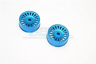 GPM For XMods Generation 1 & Evolution Touring Upgrade Parts Aluminum Front Sinkage Rims (18 Poles) - 1Pr Blue