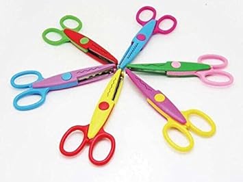 4 Pieces Art and Craft Zig zag Paper Shaper Scissor