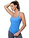 MathCat Workout Tank Tops for Women with Built in Bra, Sleeveless Gym Tops Seamless Racerback Athletic Yoga Shirts