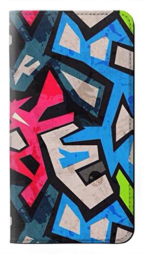 Housse Samsung Galaxy A56 style graffiti avec support video et fentes pour cartes