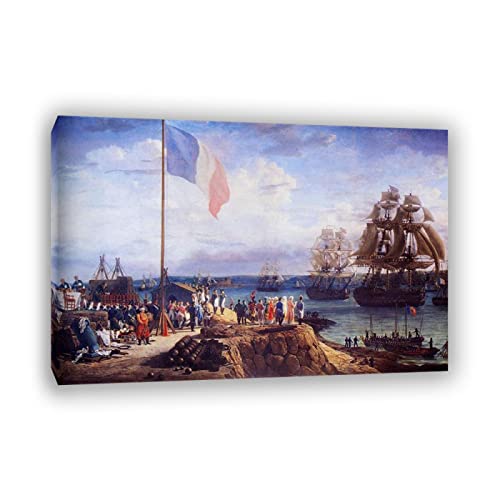 Louis-Philippe Crépin- en 1811. Reproduction de Tableaux célèbre. Tableaux d'art mural sur toile pour la décoration de la chambre à coucher du salon. Bois Encadré 50x80cm(19.6x61.5in) Encadré