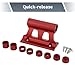 X AUTOHAUX 1 Set Universal Quick Release Bike Fork Mount Rack for 0.25 Inch (6.5mm) Thru Axle with Aluminum Alloy Anti-Corrosion Red
