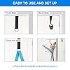Podazz Leg Stretcher Strap, leg stretcher Adjustable Lengthened Ballet Extension Strap with Door Anchor-for Ballet, Dance Equipment for Stretching in Ballet, Cheerleading, Gymnastics (Aqua)