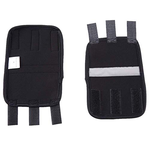 Image of 1 Pair Reflective Tape Elbow Protectors, Dog Front Leg Braces Pet Knee Pads Dog Elbow Protector Help with Injuries Sprains and Loss of Stability Caused by Arthritis(M, Black)