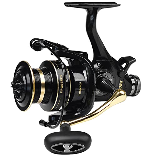 Carrete De Pesca Giratoria, 4 +1 BB, Carrete Giratorio De Alta Velocidad con Relación De Transmisión De 5.2: 1, Sistema De Arrastre De 6 A 9 Kg De Resistencia,FD50 Cover