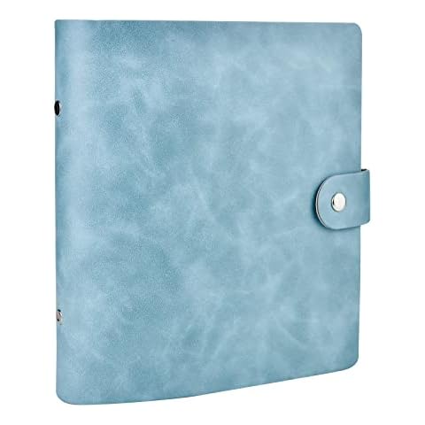 HIYQIN Mini Photo Album,6-Ring Photocard Binder Album PU Leather 200 Pockets for 3-inch Fuji Instax Mini 11/8/9/7s/25/70/90/ EVO Instant Camera Link Printer,Polaroid Snap PIC Cover