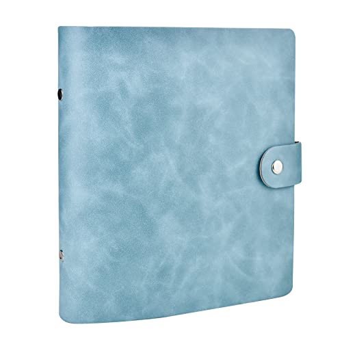 Large Photo Album - 200 Pockets PU Leather Binder
