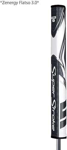 Miniatura 3 de SuperStroke Zenergy Flatso - Agarre para putter de golf con tecnología SPYNE mejorada sin cónica, nueva textura multizona y puerto tecnológico,