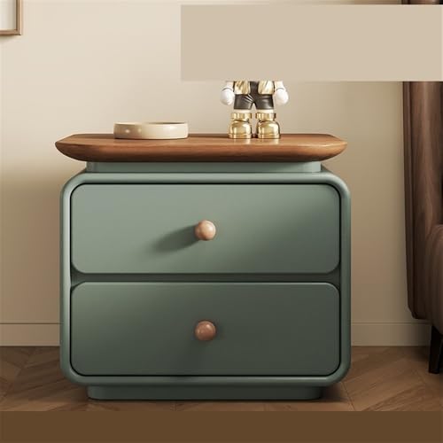 Armoire double tiroir table de nuit verte pour optimiser les espaces - 3