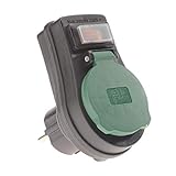 steckdose adapter schalter PRAKTISCH: Der Schutzkontaktadapter lässt sich mit drei Worten beschreiben: KLEIN, KOMPAKT, SOLIDE. Durch seine geringe Größe kann der Adapter problemlos auch in den engsten Ecken und hintersten Winkeln eingesetzt werden. Er ist robust und findet guten und sicheren Halt in jeder Schuko-Steckdose.