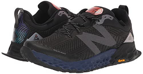 New Balance Women's Fresh Foam Hierro V6 Trail Running Shoe, Black/Night Tide, 9 #TOP6