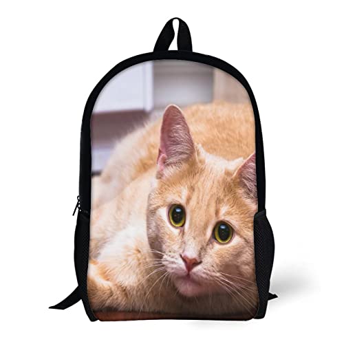 Cartable enfants motifs chat imprimé 3D avec grand volume de rangement - 5