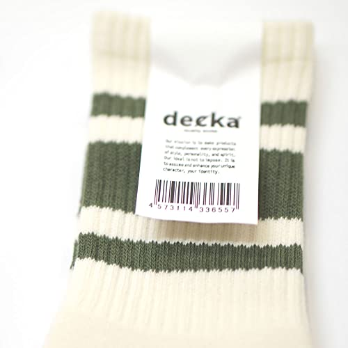 decka デカ スケーターソックス ラインソックス