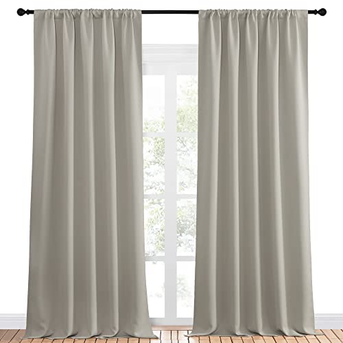 image for NICETOWN Blackout Curtains for Living Curtains, Room Darkening Window 