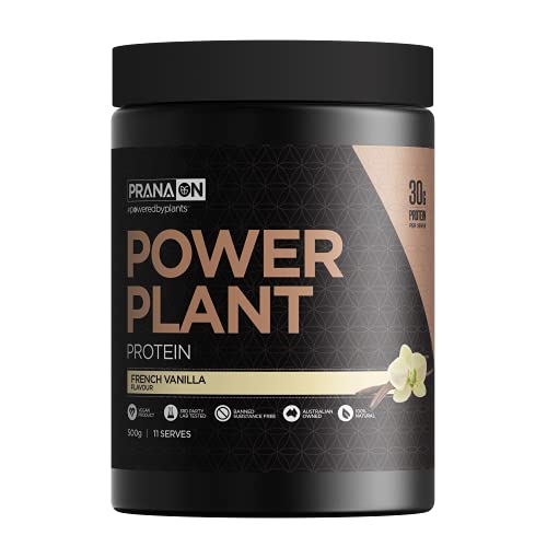 PranaOn Power Plant Protein - French Vanilla 500g, French Vanilla 0.66 kilograms
