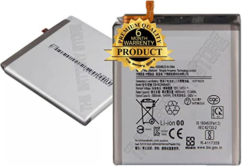 Image of THE BATTERY STORE Original Battery for Samsung Galaxy S21 Ultra 5G SM-G998B, SM-G998B /DS, SM-G998U, SM-G998U1, SM-G998W, SM-G998N, SM-G9980 Model: EB-BG998ABY battery with 6 Months Warranty and high capacity battery backup (FOR SAMSUNG S21 ULTRA)Battery ( for Samsung Galaxy S21 Ultra)
