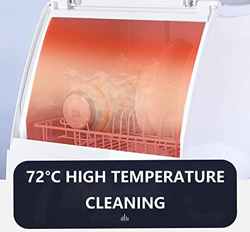 Lave-vaisselle portable automatique avec 5 programmes de lavage - 5