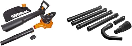 Miniatura 8 de Worx Soplador de hojas eléctrico 3 en 1 con cable de 12 amperios - WG518 y WA40542 LeafPro Sistema universal de recolección de hojas para todas las