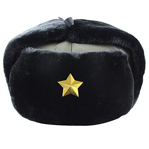 Chapeau aviateur homme anti-froid à cache-oreilles épais pour stopper le vent d'hiver
