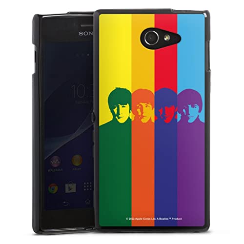 DeinDesign Coque en Silicone Compatible avec Sony Xperia M2 Aqua Étui Silicone Coque Souple Arc-en-Ciel The Beatles Bande - Les Beatles, Paul McCartney, John Lennon, RIngo Starr, George Harrison DeinDesign Coque en Silicone Compatible avec Sony Xperia M2 Aqua Étui Silicone Coque Souple Arc-en-Ciel The Beatles Bande