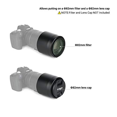 image for JJC Lens Hood for Canon RF 135mm F1.8 L is USM and RF 600mm F11 is STM