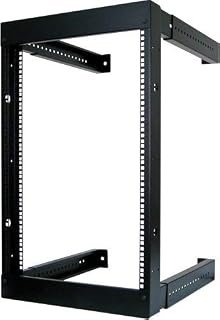 16U Open Wall Mount Frame Rack - Adjustable Depth 18