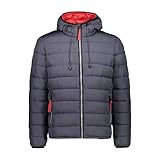 CMP Herren Giacca Imbottita Feel Warm Flock Jacke, anthrazit, 54 EU