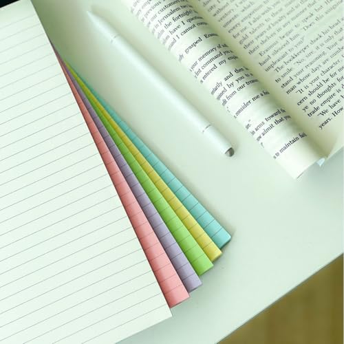 1 Pack 50 Sheets Pads Note Pads 5 x 8 Inch Random Color Lined Writing Pads, Per Writing Pad, Noteboo