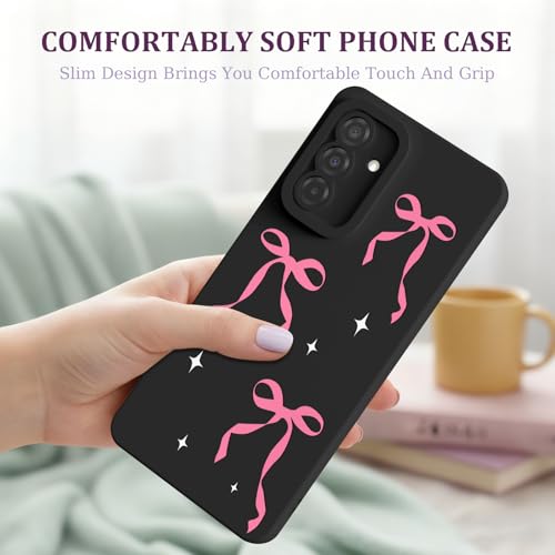 CASBST for Galaxy A36 5G Phone Case, Printed Silicone, Bowknot - image 3
