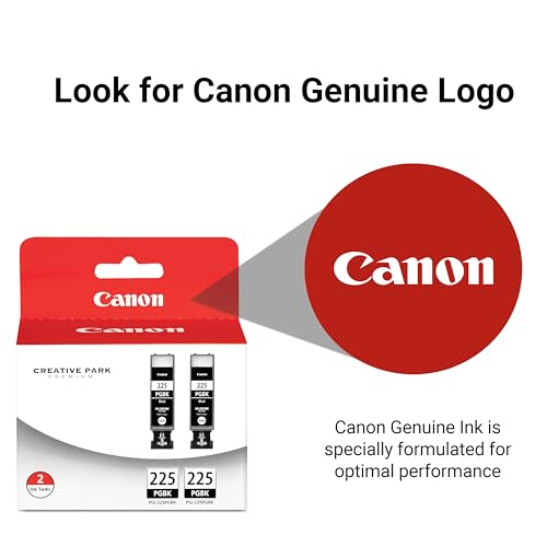 Canon PGI-225 Genuine Black Twin Pack, Compatible with iP4820, MG5220, MG5120, MG6120, MG8120, MX882, iX6520, iP4920, MG5320, MG6220, MG8220, and MX892 Printers - image 5