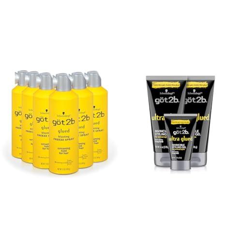 Got2B Blasting Freeze Hairspray y Ultra Glued Gel - Pack 6+3 miniatura 1