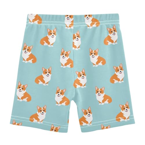 Girls' Shorts Soft Summer Soft Boxers Short Cute Corgi Leggings Dance Bottoms3
