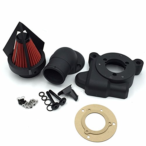 Httmt Mt240C-M Motorcycle Matte Black Spike Triangle Air Cleaner Kits Compatible With 2014 Harley Davidson Electra Glide Flhtcu #TOP1