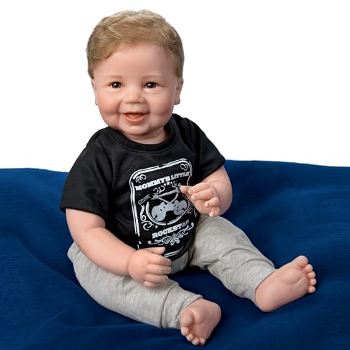 Muñeco Banks Baby Boy Dolls Realista 18 Pulg miniatura 3