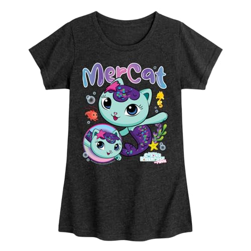 Gabby'S Dollhouse - Mercat Tee - Youth Girls Short Sleeve T-Shirt
