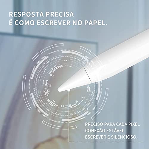 Caneta PtevSoh para iPad, caneta de pintura, ponta sensível e precisa, detecção de inclinação, rejei