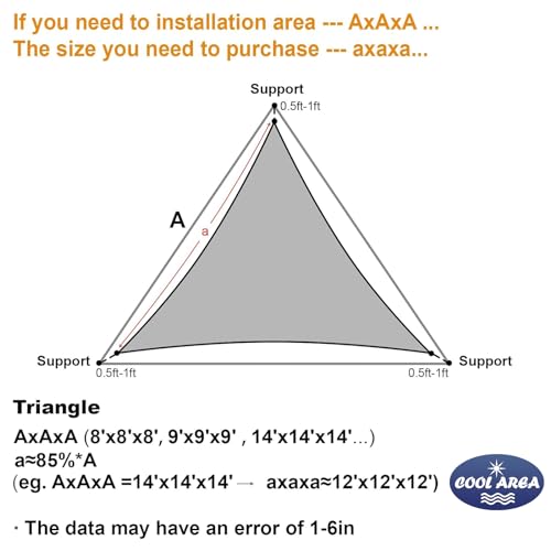 Voile d'ombrage triangulaire contre la chaleur sur une grande terrasse ensoleillée - 7
